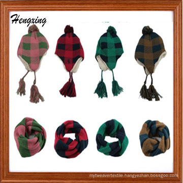 Promotion Knitted Hats and Scarf (DSS172)